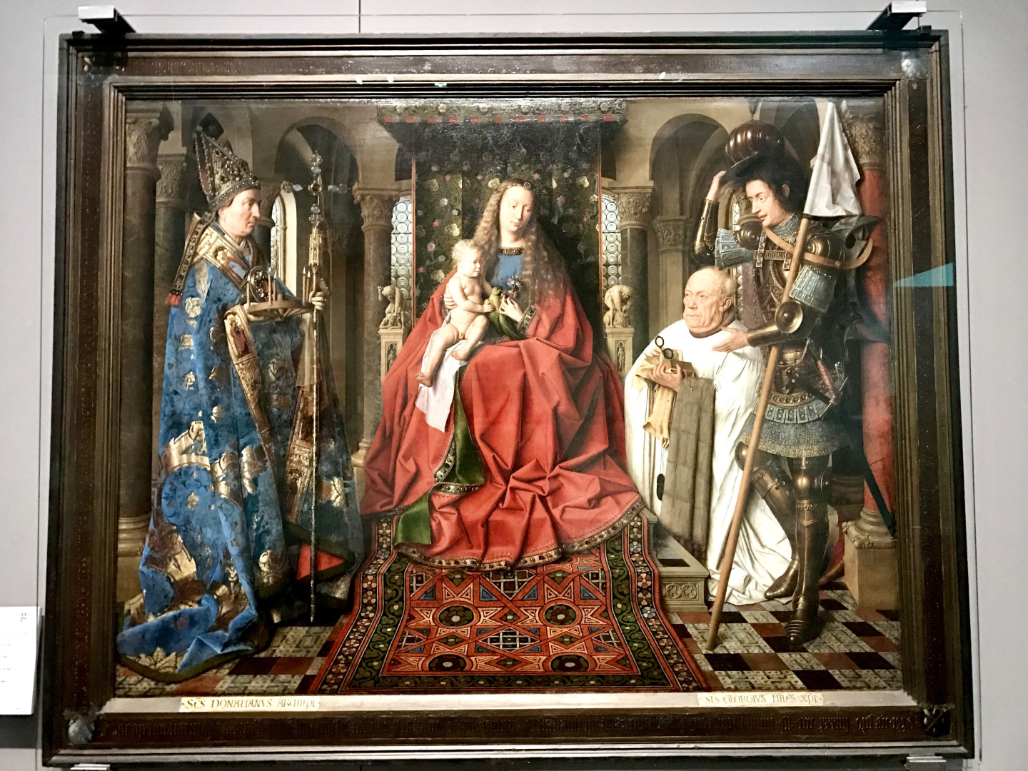 The Virgin and Child with Canon van der Paele, Jan van Eyck