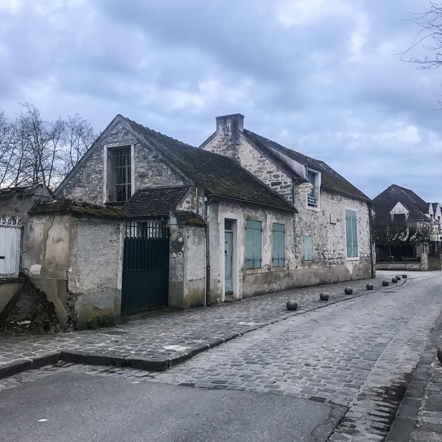 Barbizon town in France